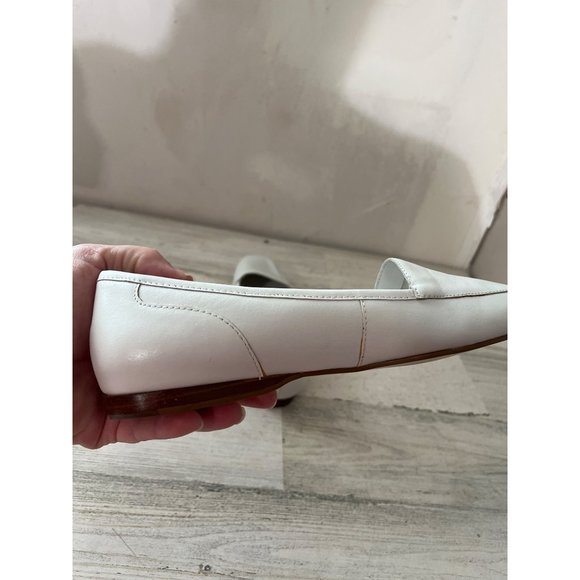 Enzo Angiolini Blake woman’s cream leather loafer - Picture 6 of 7